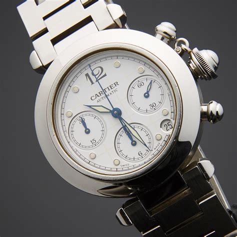 cartier chronograph watch|cartier pasha c chronograph.